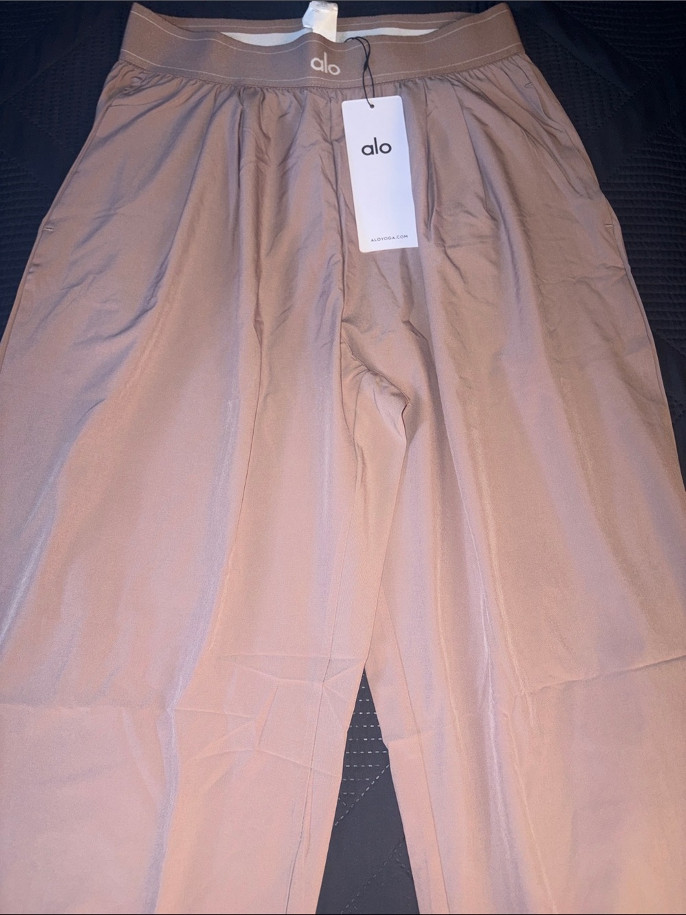 ALO Yoga women’s Taupe Lightweight Jogger Pants